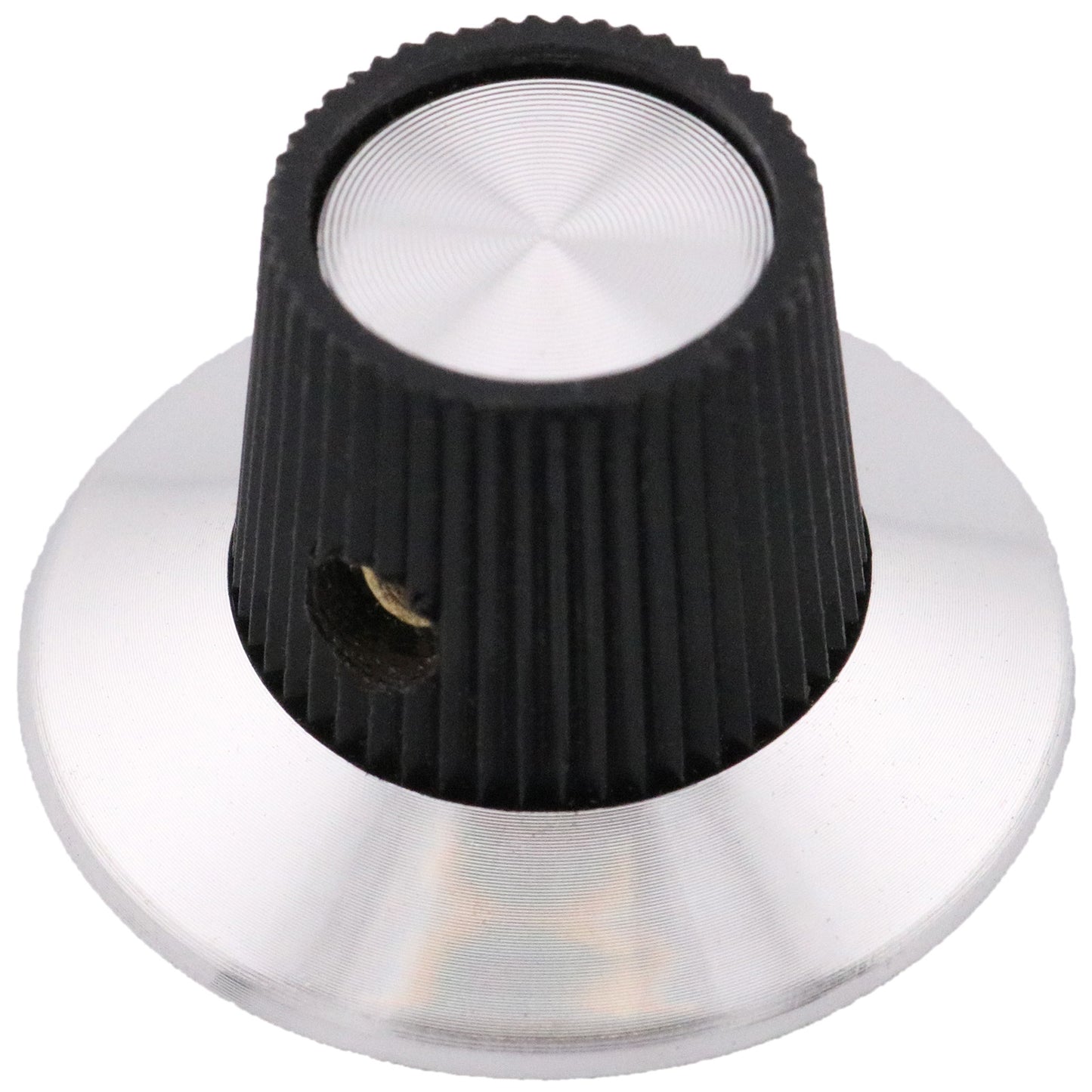 Aluminium Skirted Control Knob with Scale or Pointer Indicator