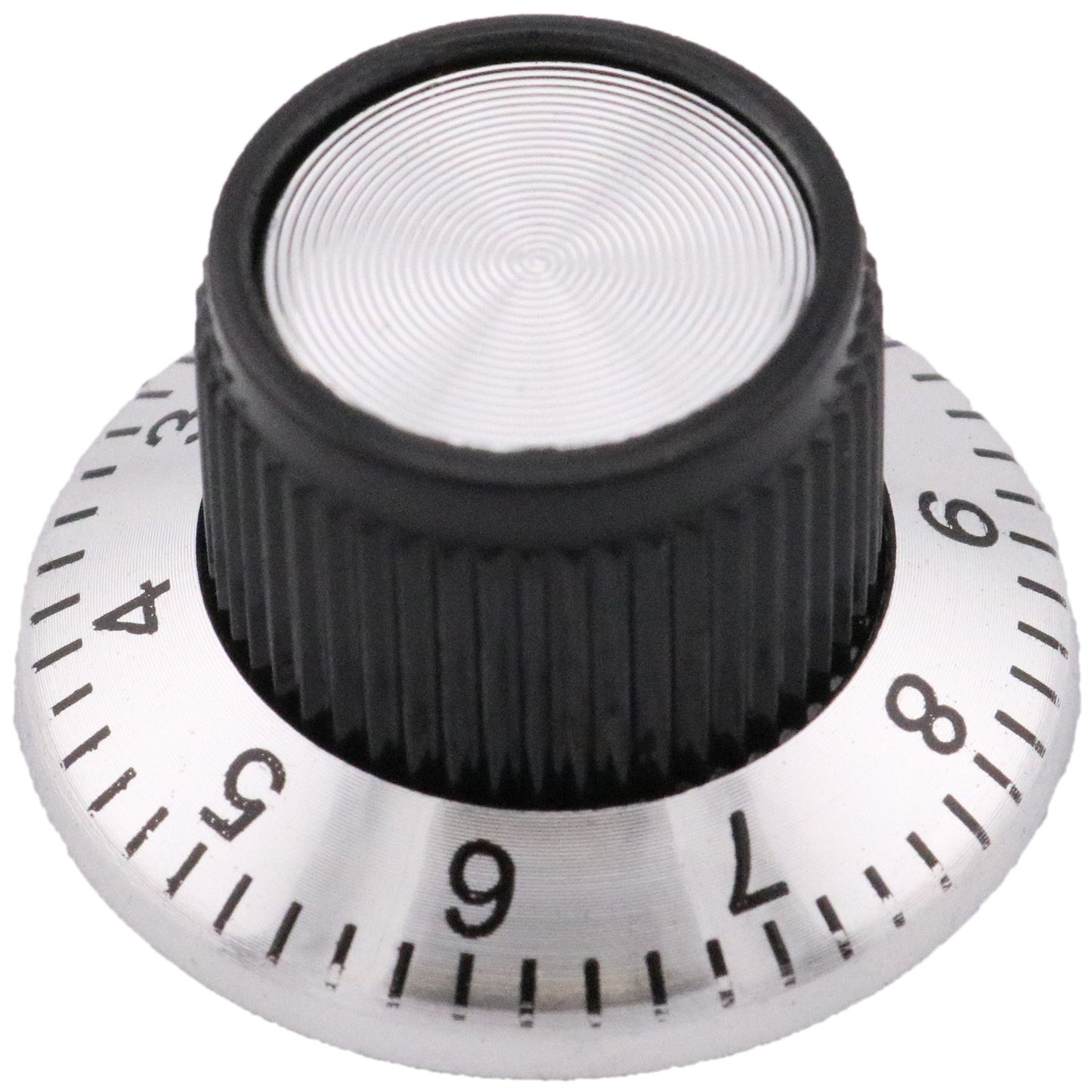 Aluminium Skirted Control Knob with Scale or Pointer Indicator
