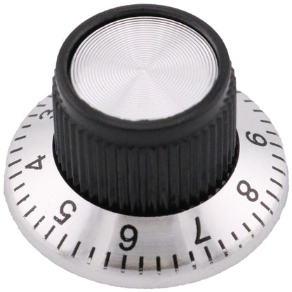 Aluminium Skirted Control Knob with Scale or Pointer Indicator