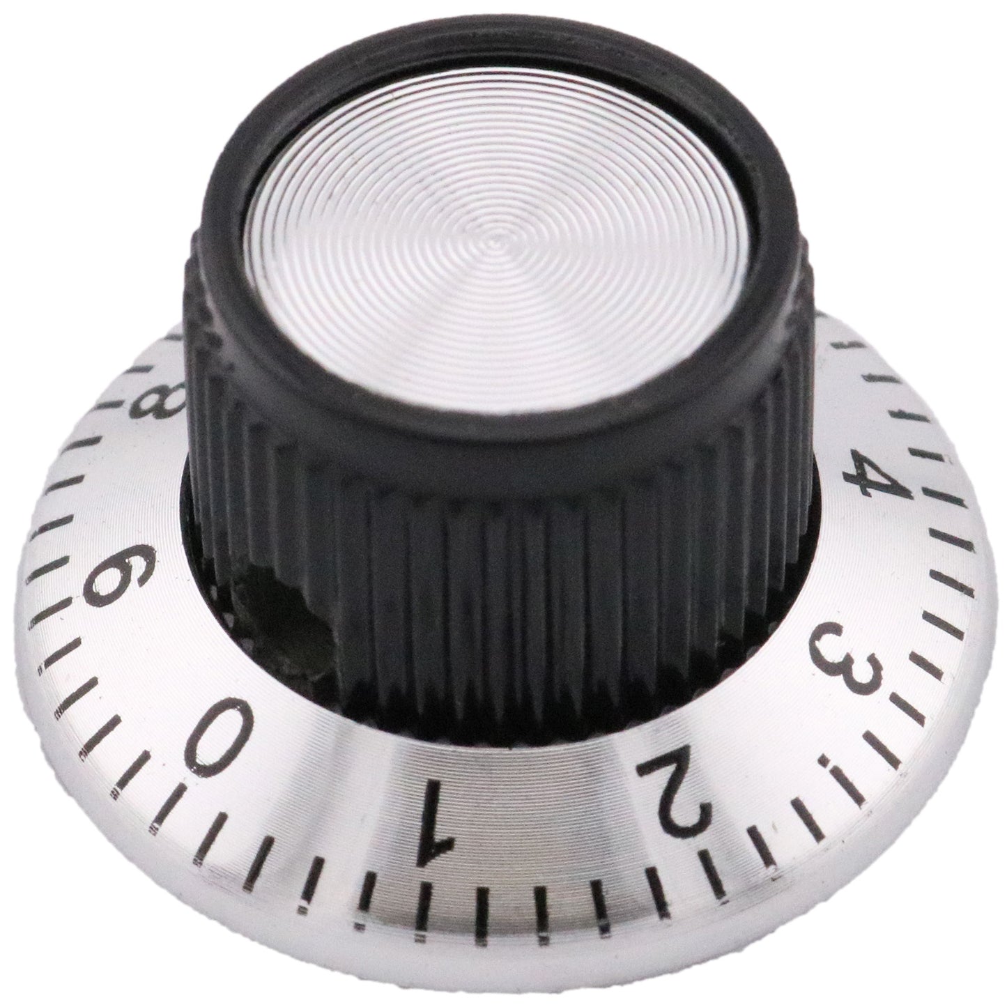 Aluminium Skirted Control Knob with Scale or Pointer Indicator