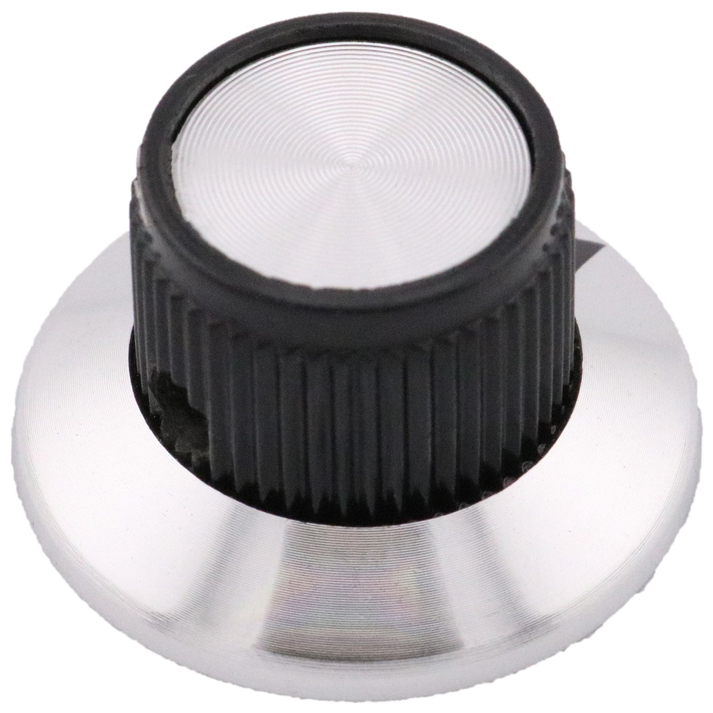 Aluminium Skirted Control Knob with Scale or Pointer Indicator