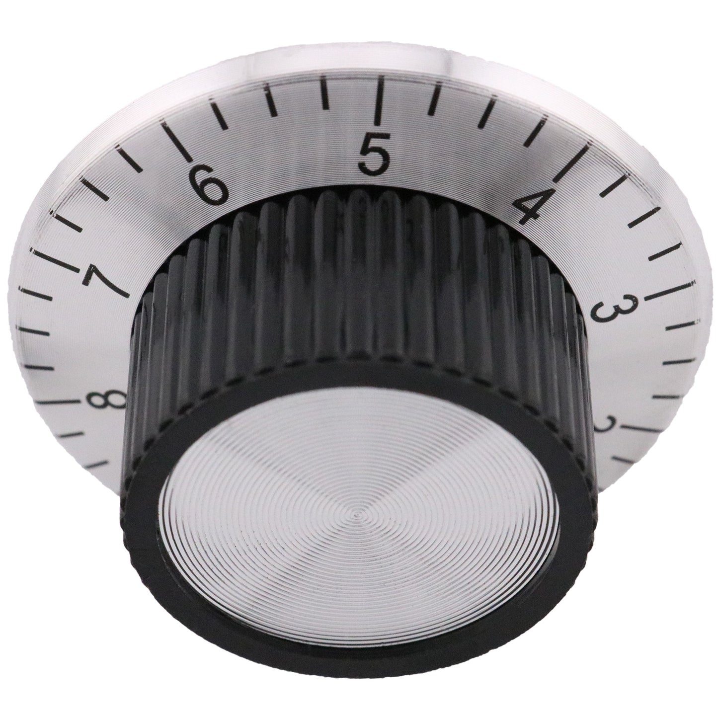 Aluminium Skirted Control Knob with Scale or Pointer Indicator