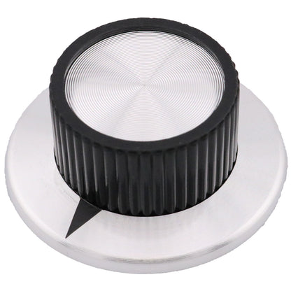 Aluminium Skirted Control Knob with Scale or Pointer Indicator