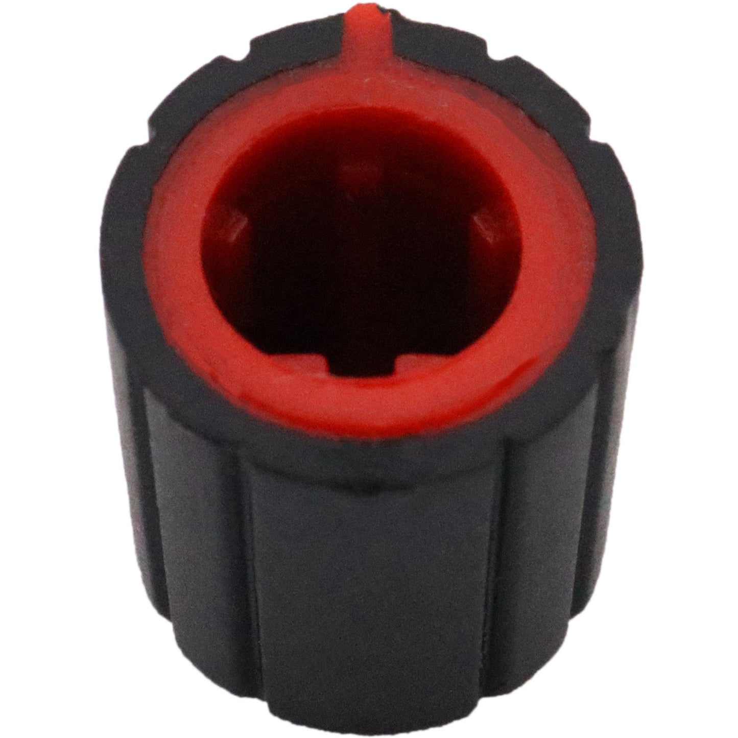 Compact Rubber Grip Control Knob with Coloured Indicator
