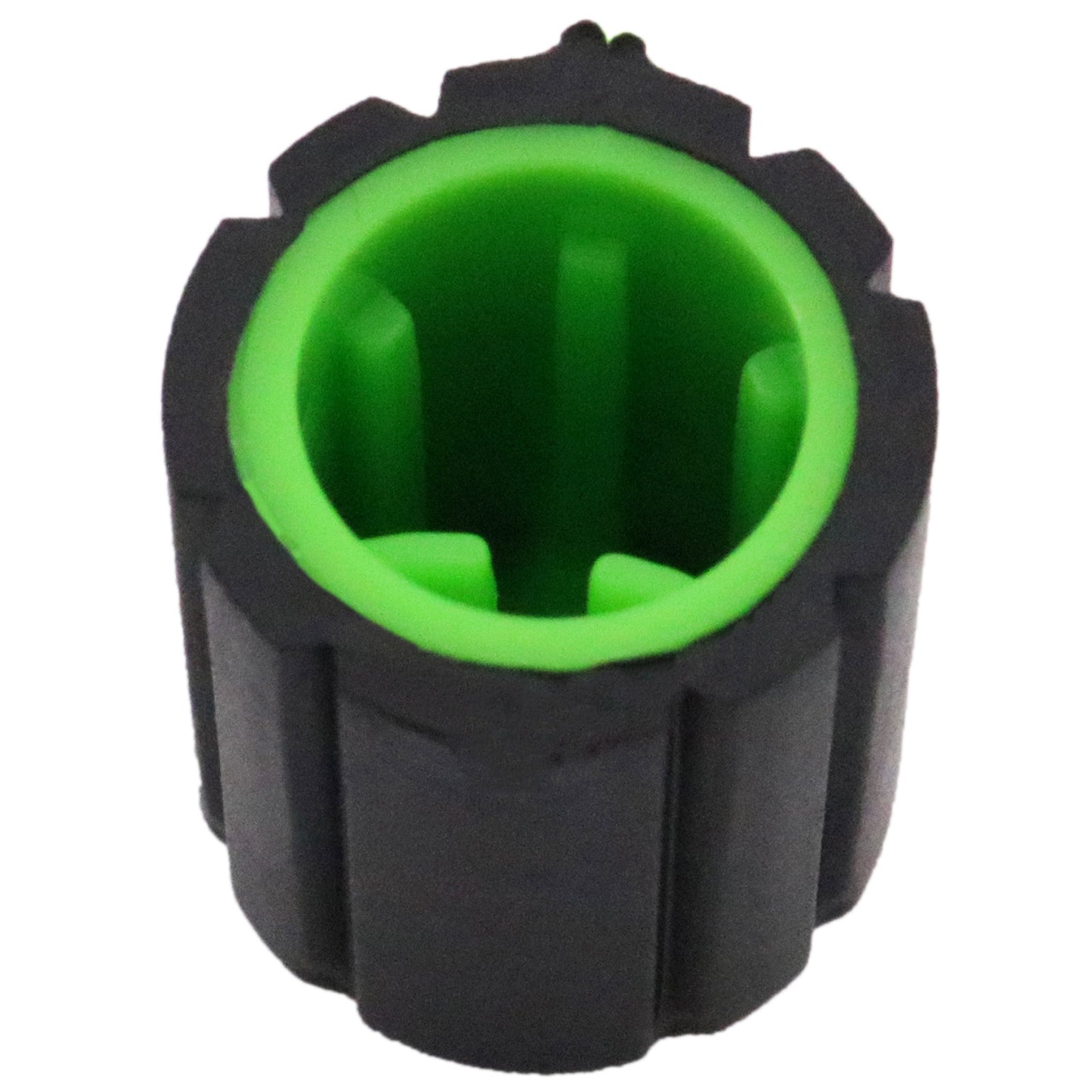 Compact Rubber Grip Control Knob with Coloured Indicator