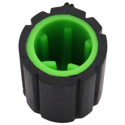 Compact Rubber Grip Control Knob with Coloured Indicator