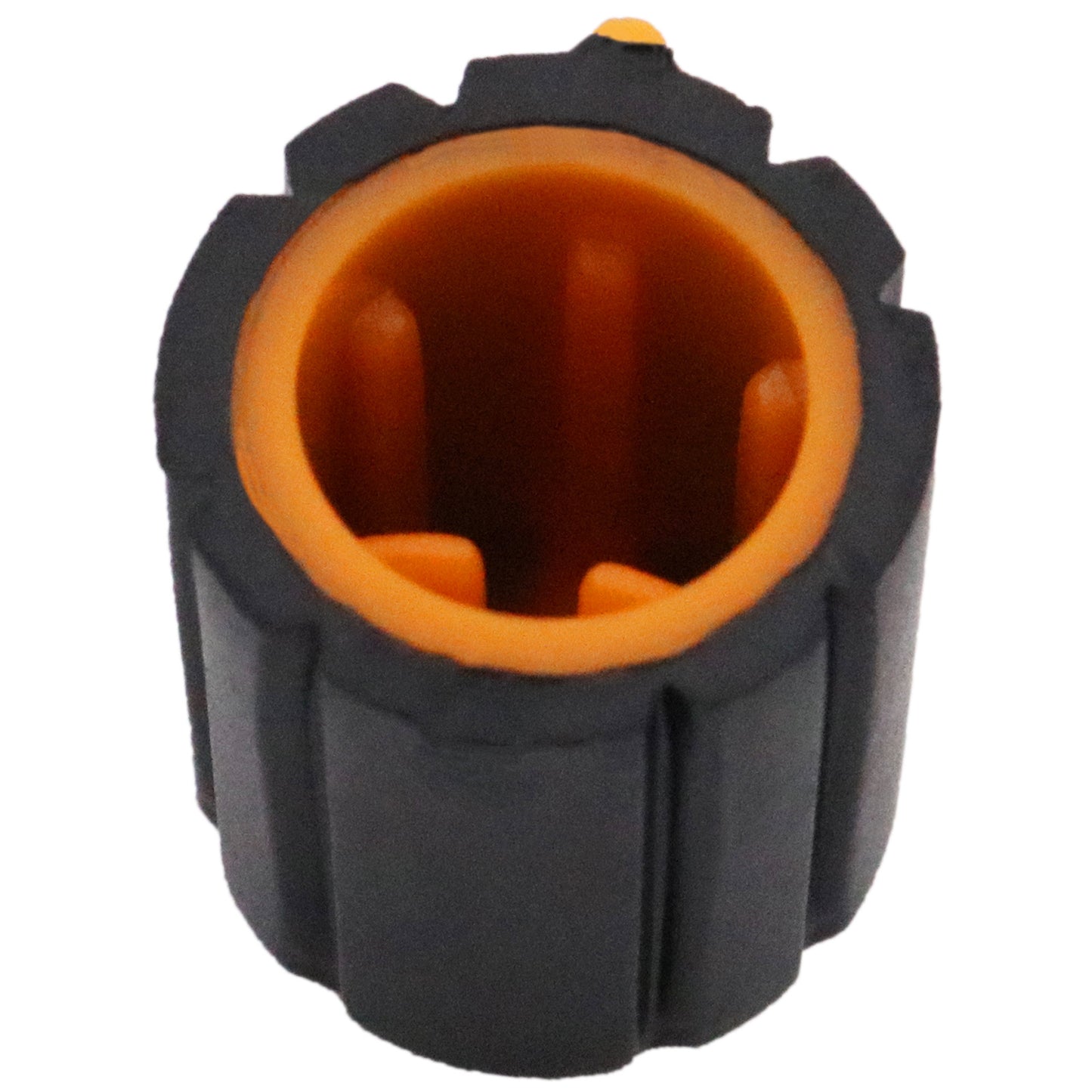 Compact Rubber Grip Control Knob with Coloured Indicator