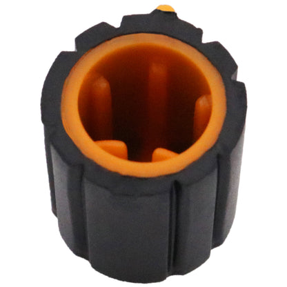 Compact Rubber Grip Control Knob with Coloured Indicator