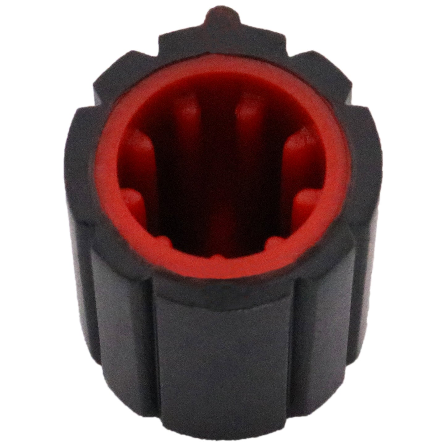 Compact Rubber Grip Control Knob with Coloured Indicator