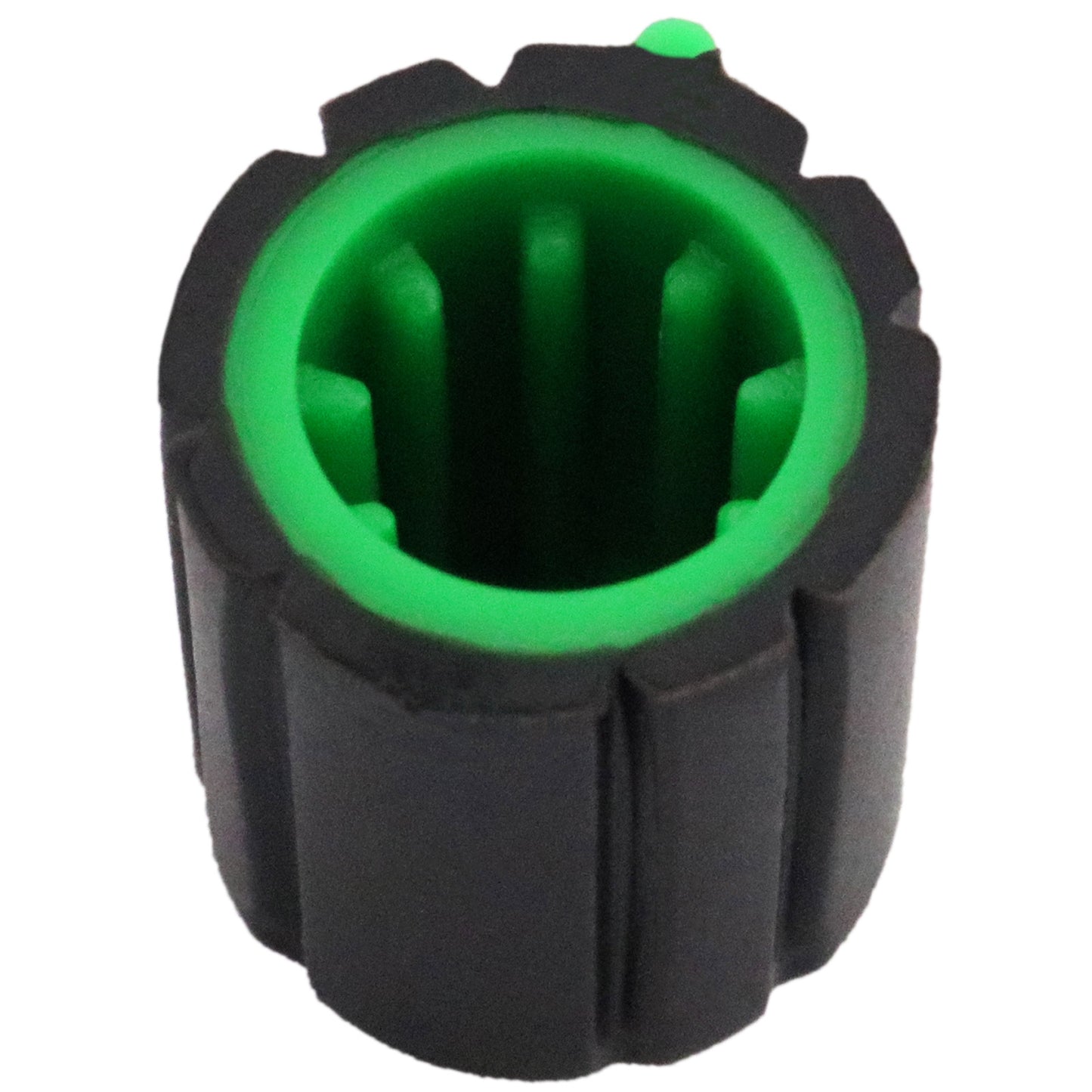 Compact Rubber Grip Control Knob with Coloured Indicator