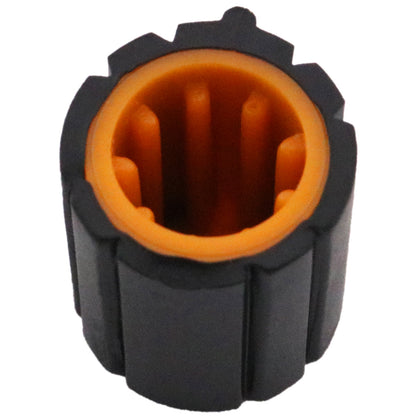 Compact Rubber Grip Control Knob with Coloured Indicator