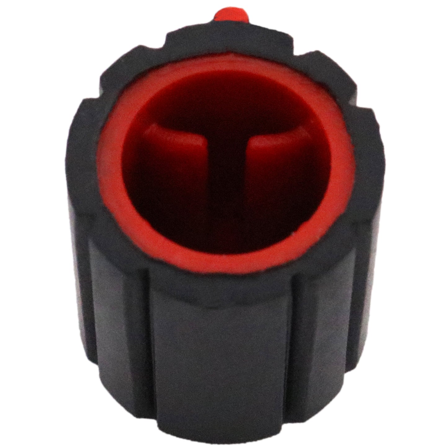 Compact Rubber Grip Control Knob with Coloured Indicator