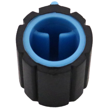 Compact Rubber Grip Control Knob with Coloured Indicator
